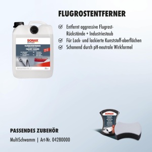 Solutie pentru indepartarea ruginii SONAX FlugrostEntferner, 5 Litri, fara acid - Img 3