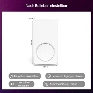 Sonerie Smart Philips Hue Secure, Plug-and-Play, Alb, Video 2K - Img 6