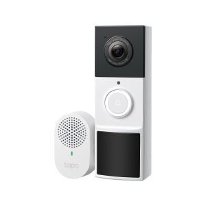 Sonerie video inteligenta TP-Link Tapo D210, 2K, 160 unghi larg, baterie 6400mAh, IP65
