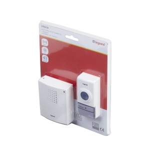 Sonerie wireless Legrand 094250 50m raza 32 melodii IP44 baterii incluse - Img 5