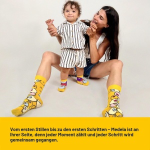 Sosete Mama-Baby Medela, Limitate, Design Yael Anders, Cadou cu Motion InBra - Img 7