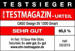 Sous Vide Stick CASO SV 1200 Smart 1200W Control App Timer Precizie 05degC - Img 11
