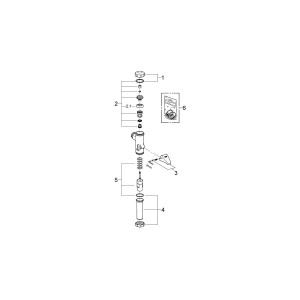 Spalator WC automat GROHE DAL, crom, cu reglare automata a debitului - Img 2
