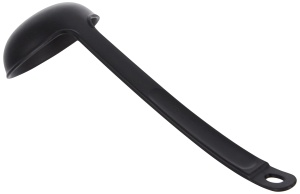 Spatula de bucatarie LACOR 98803, plastic, neagra, marime universala - Img 2