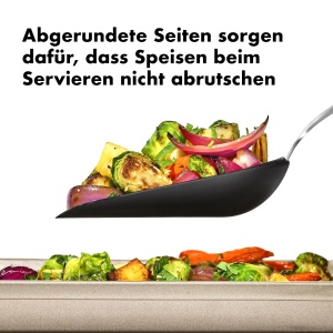 Spatula pentru prajituri OXO Good Grips, nylon rezistent, design ergonomic - Img 4