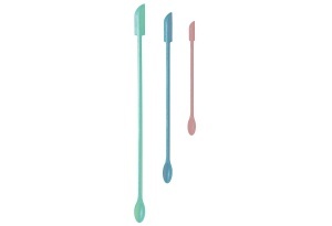 Spatula pentru Reste Westmark Resteloffel Slim, 3 bucati, Silikon, BPA-free, RosuSilver - Img 2