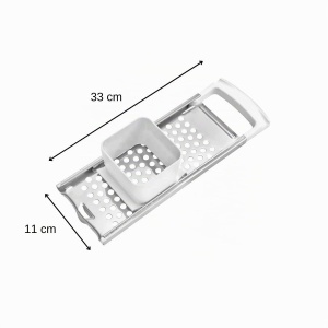 Spatzlehobel Fackelmann Arcadalina din Otel Inoxidabil, 31,5 x 11 x 8 cm, AlbSilver - Img 3
