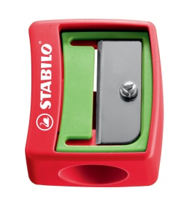 Spitzer pentru creioane STABILO woody 3 in 1, plastic, 3 culori - Img 3