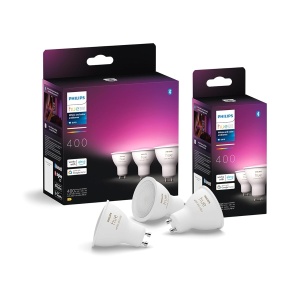 Spot LED Philips Hue GU10, 5 buc, 400 lm, dimabil, 16 milioane culori - Img 2