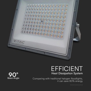 Spot LED V-TAC exterior 100W - [Samsung Chip + RLE Technology] - 8150 lumeni - IP65 - Proiector LED pentru casa, gradina, garaj, depozit - Spot LED pentru exterior - CCT 3-IN-1 Lumina calda, rece sau neutra - Img 8