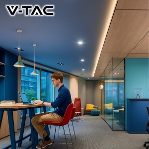 Spot LED V-TAC Pro Series 4x6W, 660 Lumen, Kaltwei 6500K, Diametru 120 mm - Img 10