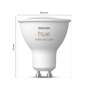 Spoturi LED inteligente Philips Hue White Color Ambiance GU10, 400 lm, control prin aplicatie si voce - Img 7