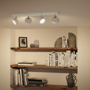 Spoturi LED Philips Bracia 4-flame, 22 W, lumina calda, alb - Img 5