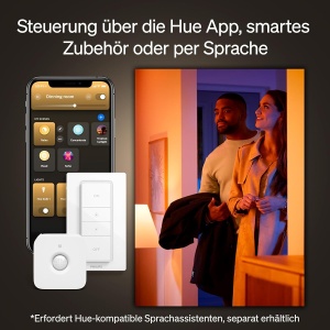 Spoturi LED Philips Hue White Ambiance Adore, 3x250lm, alb, dimmabile - Img 6