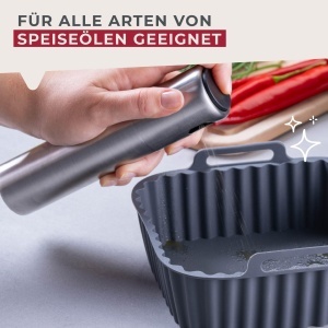 Spray pentru ulei Fackelmann 100ml, inox, pentru Airfryer, usor de curatat - Img 5
