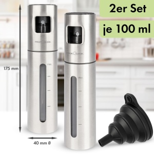 Spray pentru ulei si otet Profi Cook PC-EOS 1270, set 2 sticle, 100ml - Img 7