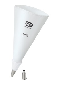 Spritzbeutel Dr. Oetker 35 cm, 2 Tullen, Culoare Alb, Material Bumbac - Img 1