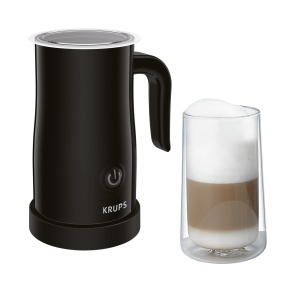 Spumator de lapte electric Krups XL1008 150 ml Antiaderent Oprire automata Negru