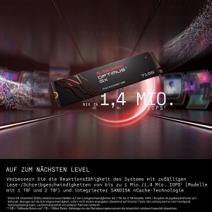 SSD SANDISK Optimus GX 7100 NVMe 1 TB, viteza citire 7250 MBs, M.2 2280 - Img 5