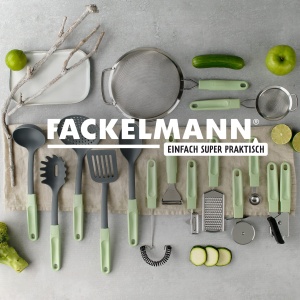 Stampfer pentru cartofi Fackelmann Ecolution, 25 cm, din materiale ecologice, mint si gri - Img 7