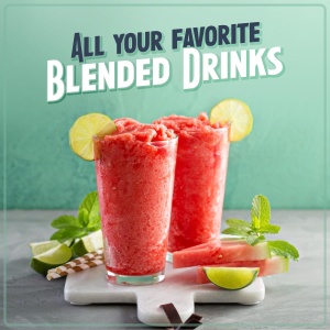 Statie de Bauturi NOSTALGIA 1,2L, pentru Slush-Drinks si Margaritas, Rosu - Img 5