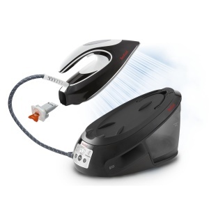 Statie de calcat Tefal Express Anti-Calc SV8055, 6.5 bar, 450 gmin, negrualb - Img 9