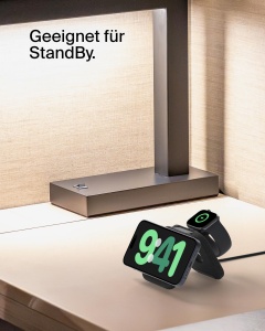 Statie de incarcare wireless Belkin BoostCharge Pro 2-in-1, 15W, MagSafe, compacta - Img 7