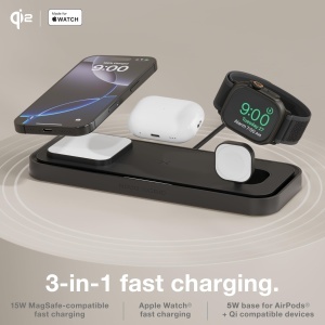 Statie de incarcare wireless NOCO XGrid XDP3, 3-in-1, 45W, MagSafe, Qi2 - Img 2