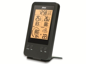 Statie Meteo Alecto WS-3400 cu Sensor Exterior Wireless, Display 5,5 inch, Negru - Img 5
