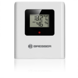Statie Meteo Bresser ClimateTemp NBF, cu Senzor Exterior, Display Colorat, Gri - Img 5