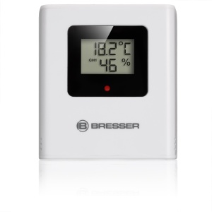 Statie meteo Bresser ClimateTemp NDV-NEO cu senzor exterior afisaj temperatura si umiditate argintiunegru - Img 7