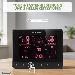 Statie Meteo Bresser ClimaVision TB Pro 5-in-1 cu Display Colorat - Img 6