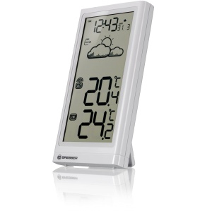 Statie Meteo Bresser Meteo Temp cu Sensor Exterior, Display Mare, Alb - Img 2