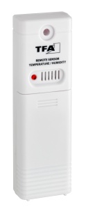 Statie meteo TFA Dostmann Largo 35114554 cu senzor wireless afisaj temperaturi si umiditate interiorexterior argintiu - Img 4
