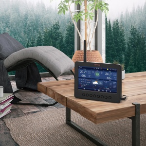 Statie meteo VEVOR YT60233 7-in-1 Wi-Fi Display TFT 73 inch Senzor solar - Img 9