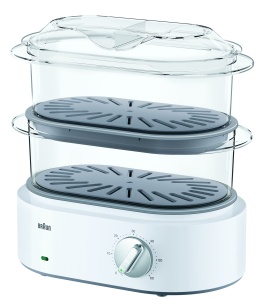 Steamer Braun FS 5100, alb, usor de utilizat, cu manere antiderapante - Img 4