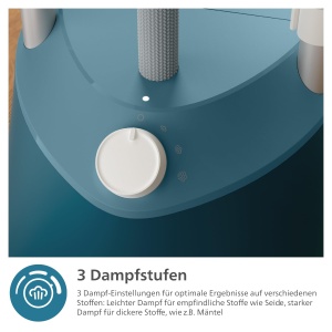Steamere Philips STE104020, 1800 W, rezervor 1.8 L, culoare albastra - Img 6