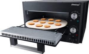 Steba Power Pizza Maker PB 1000, incl. piatra de pizza cu diametrul 30cm, control continuu al temperaturii de la 160-400degC, putere de incalzire foarte mare de pana la 1800W, cronometru, protectie la supraincalzire, carcasa la atingere rece - Img 4