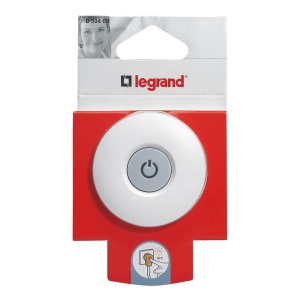 Stecher LEGRAND 050409 cu LED ONOFF AlbGri 16A 3680W - Img 2