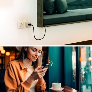 Steckdose Inteligenta Hama WLAN, 3680W, alba, cu masurare consum - Img 4