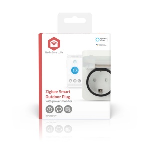 Steckdose Inteligenta Nedis SmartLife Zigbee 3.0, IP44, 3680 W, Alba - Img 2