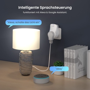 Steckdose Inteligenta Tenda Beli SP3 WLAN, 10A, Control App si Vocal - Img 3