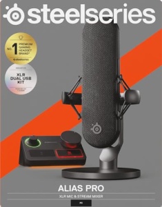 SteelSeries Alias Pro Kit XLR Microfon cu Mixer RGB pentru Gaming si Streaming - Img 10