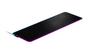 SteelSeries QcK Prism Cloth XL - Mouse Pad pentru jocuri - Iluminare RGB cu 2 zone - Dimensiune XL (900mm x 300mm x 2mm)