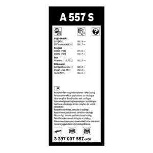 Stergatoare parbriz Bosch Aerotwin A557S, lungime 700mm400mm, set 2 bucati - Img 3