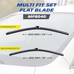 Stergatoare parbriz MICHELIN Multi Fit Set MF6040 600 mm 400 mm Aerodinamice, Silentioase - Img 2