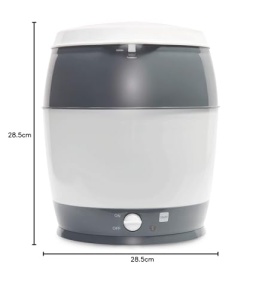 Sterilizator electric pentru biberoane MAM 66969303, capacitate 7 biberoane, BPA-free, gri - Img 9