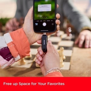 Stick USB SanDisk SDDDC6-128G-G46, 128 GB, USB Type-C, Negru - Img 2
