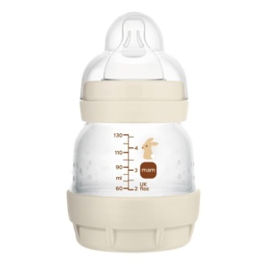 Sticla anti-colici MAM Easy Start 130 ml, culoare sand, flux lent - Img 1