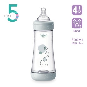 Sticla Anti-Kolik Chicco PERFECT 5, 300 ml, cu silicon moale, pentru 4 luni - Img 2